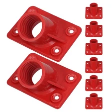 8 Pcs Broom Handle Adapter Scrub Brush Floor Attachment Cleaning