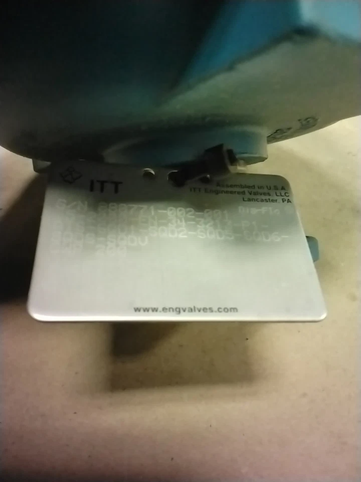 ITT .5-2000-EN-34-3213, CWP 200, AIR MOTOR VALVE ACTUATOR - Image 2 of 4