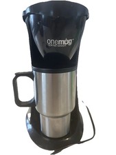  Single Cup Coffee Machine with  travel mug Thermostat Stainless Steel  