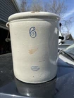Antique Red Wing 6 gallon Minnesota Stoneware Crock