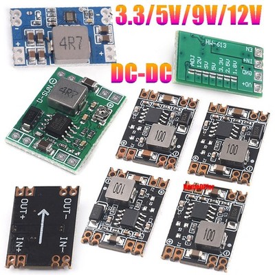 DC-DC Mini Step-Down Power Module Buck Adjustable Converter Module 3.3/5V/9V/12V