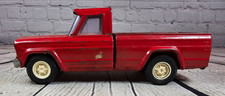 Vintage 1964-66 Tonka Jeep Gladiator Hydraulic Snow Plow Truck Red Steel 12 Vintage 1964-66 Tonka Jeep Gladiator Hydraulic Snow Plow Truck Red Steel 12