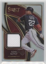 2020 Panini Select Select Swatches Holo Prizm 208/250 Juan Soto #SS-JS 00d2