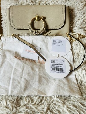 See by Chloé -Joan Clutch Bag -ZementBeige Leder