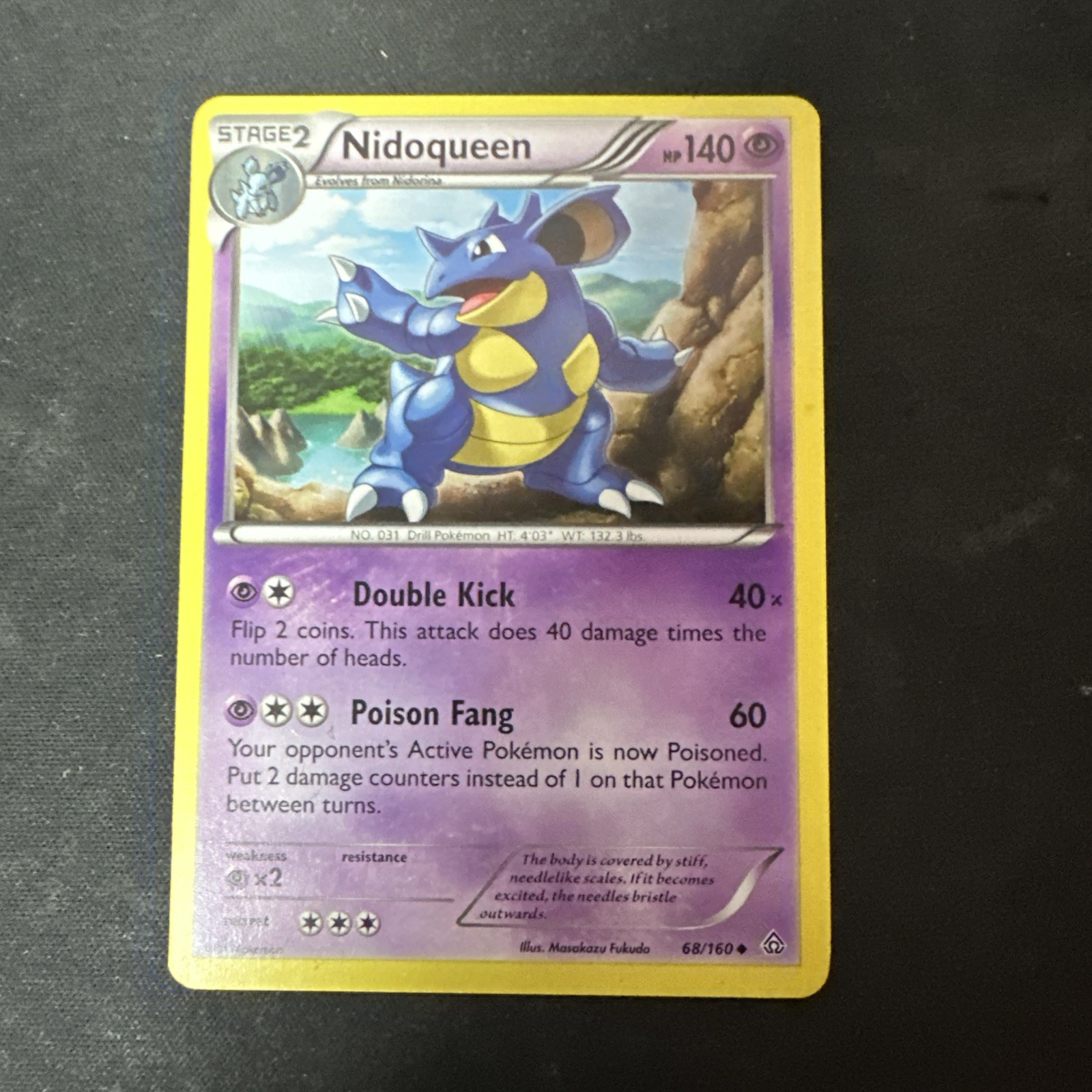 Nidoqueen #68/160 XY PRIMAL CLASH UnCommon Pokemon Card Non Holo