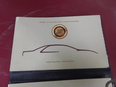 CONCORDE  1996 Owners Manual