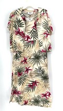 DR Long Dress With Best Floral Print Women Size 14P Yellow