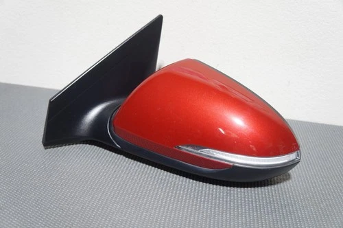 2017-2020 HYUNDAI ELANTRA OEM LEFT HAND DRIVER SIDE MIRROR BLIND SPOT RED