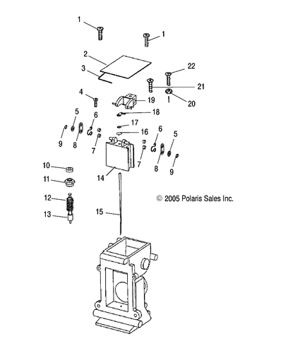 Vanne à piston Polaris, 1,5, pièce d'origine OEM 3130940, quantité 1
