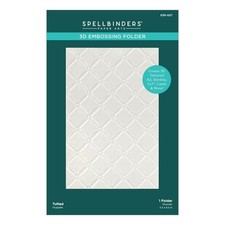 Spellbinders 3D Embossing Folder 5.5"X8.5" - Tufted