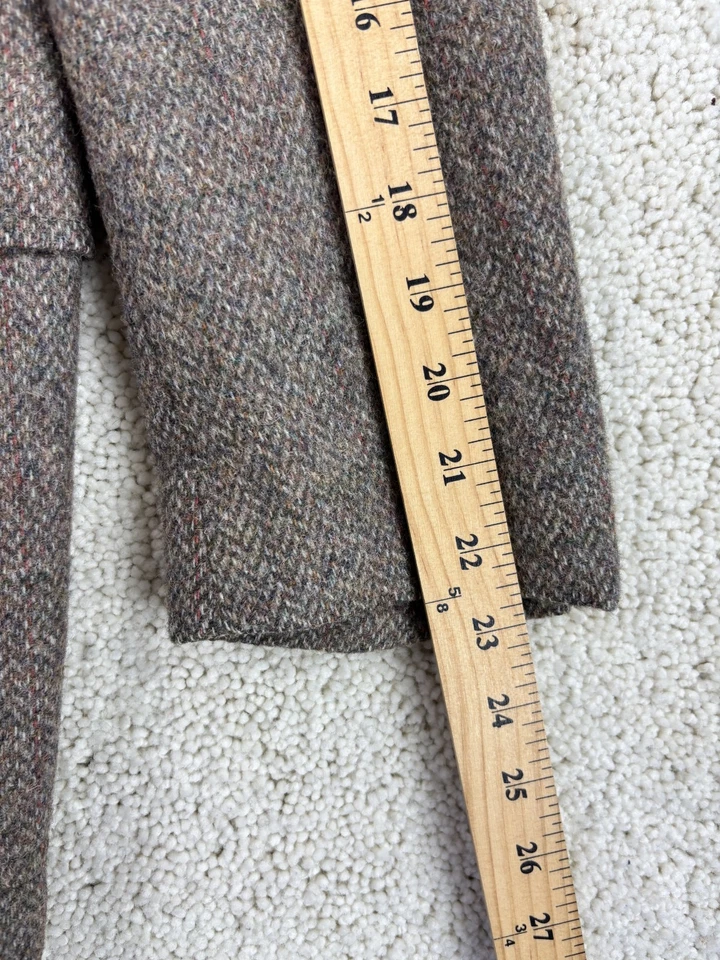 Abrigo Deportivo Brooks Brothers Para Hombre 38S Marrón Lana Tweed Vintage Blazer Traje Chaqueta Foto 4 de 4
