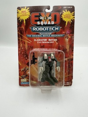 Exo Squad Robotech GLADIATOR BATTLOID 1994 Playmates Rare W/ GUN