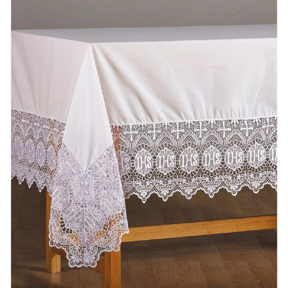 CREATIVE BRANDS Christian Brands IHS Lace Altar Frontal
