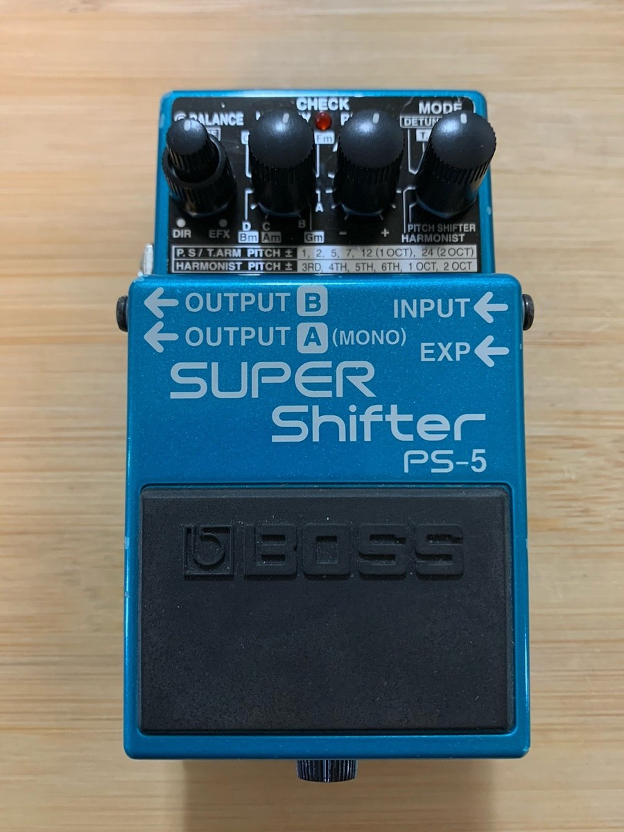 ギター BOSS PS-5 Super Shifter Boss PS-5 Super Shifter (Dark Gray Label) Blue - K&S Music