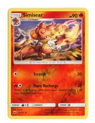Simisear 23/147 Burning Shadows Reverse Holo Uncommon