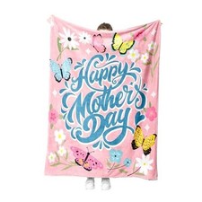Gift for Mom from Daughter Son, Gifts for Mother, Mom Blanket, Mothers Pink