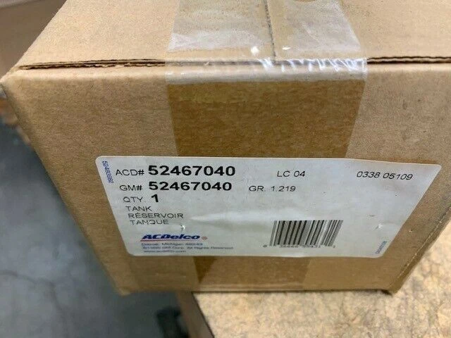 Chevrolet GMC Blazer S10 Jimmy Sonoma 1994-1995 tanque radiador ASM 52467040 - NUEVO OEM Foto 4 de 4