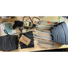 Eldon Slot Car Track , Motor and Power Supplies - Untested