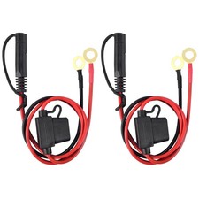 Battery Connector - 2 Pack, 2 FT to O Ring Terminal Harness, Battery Quick Conne