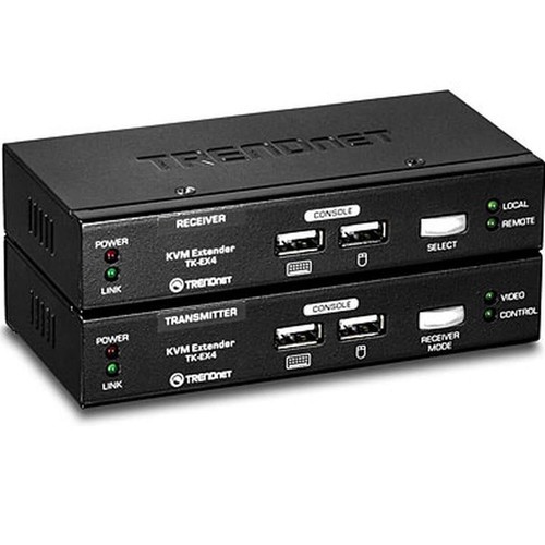 TRENDnet TK-EX4 KVM Erweiterungskit (Erweiterte Tastatur-/Video-/Maussteuerung,
