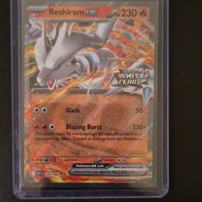 Reshiram EX Pokémon (2025) White Flare Holo Dragon 020/086 Basic Card