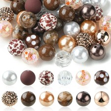 50pcs 20mm Colorful Chunky Acrylic Bubblegum Beads for Jewelry Making