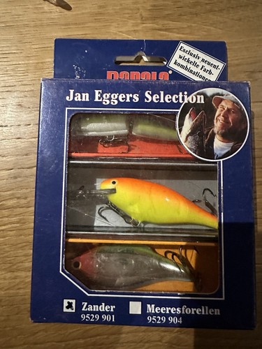 Set De Leurres Rapala Hecht Top 3 – Uli Bayer SSR 14 SFC, Or, Très Rare (neuf Boîte)