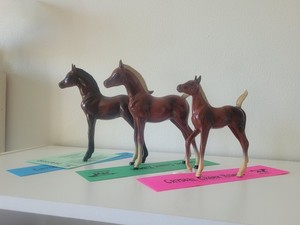 Hartland Lot of 3 Foals Saddlebred and Arabians