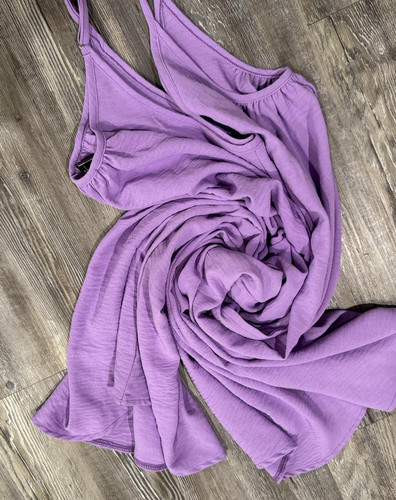 Neu mit Etikett Tubed Edward’s Damen-Stramplerkleid lila Spaghettiträger weites Bein locker L - Bild 12 von 16