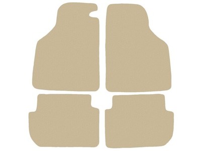 Velour Automatten für Mitsubishi Eclipse III 2000-2005, Beige x14 Rand