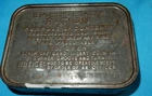 WW2 EMERGENCY RATION TIN BOX - BRITISH MILITARY - WORLD WAR II