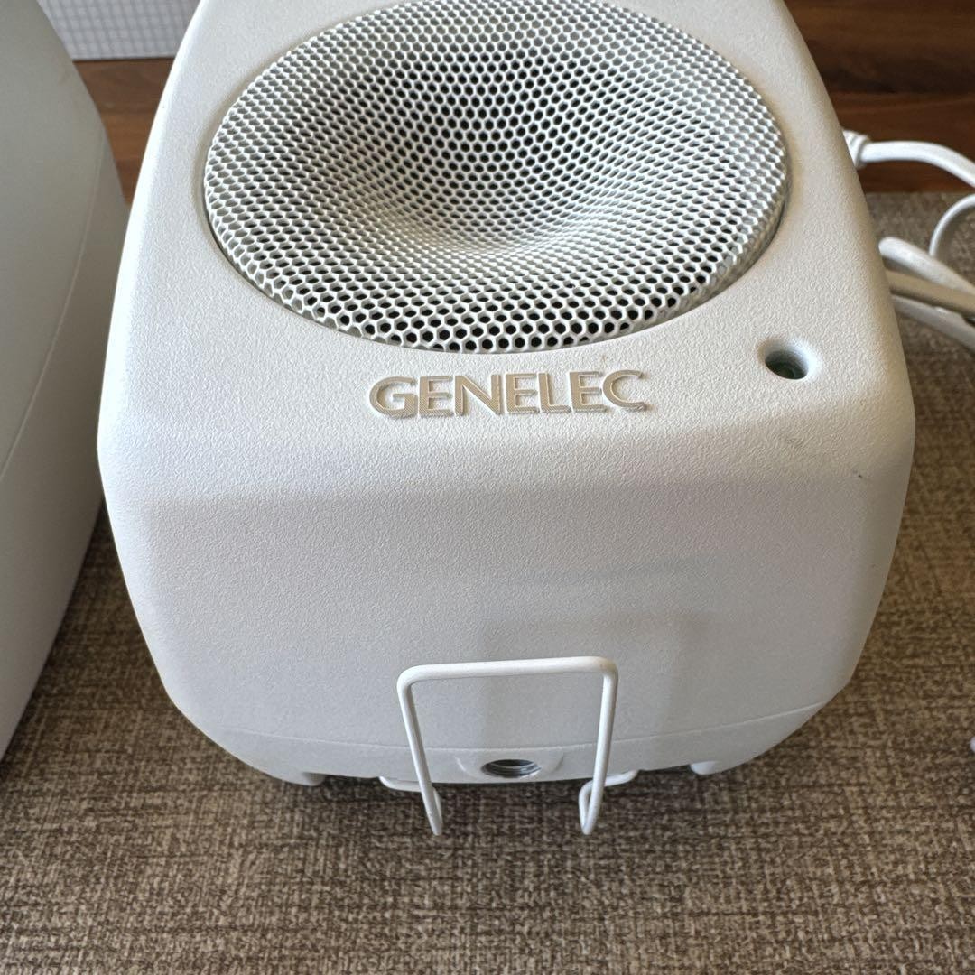 GENELEC 8010A (White) Studio Monitor Speaker Pair Used JAPAN | eBay