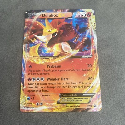 delphox ex pokemon card Delphox EX XY19 Black Star 170HP Pokémon TCG Card