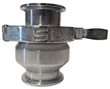 2" x 3" Stainless Steel Sanitary Spring Check Valve w/ Tri-Clamp Fitting