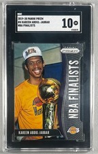 Kareem Abdul-Jabbar SGC 10 - 2019 Panini Prizm Nba Finalists ‘Silver’ - Lakers