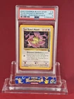 2000 Black Star Promo Pokemon League TEAM ROCKET'S MEOWTH Card #18 PSA 9