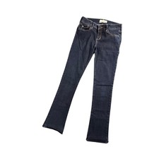Abercrombie Kids Girls Jeans 16 Regular Bootcut Dark Wash Stretch Y2K Classic
