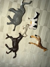 Mixed Lot of 5 Small Animal Figures Safari Zo...