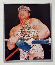 Jimmy Superfly Snuka Signed Autographed 8x10 WWF WWE WCW ECW Wrestling