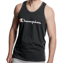 Men's Champion Classic Graphic Tank Black