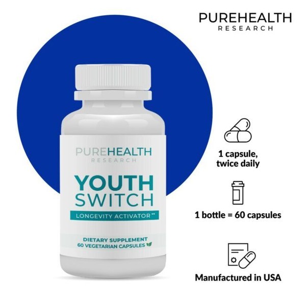 PureHealth Research Youth Switch Longevity Activator Dietary Supplement