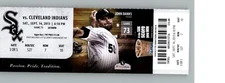 Cleveland Indians vs Chicago White Sox 9/14/2013 Full Ticket - UBALDO JIMENEZ 8K