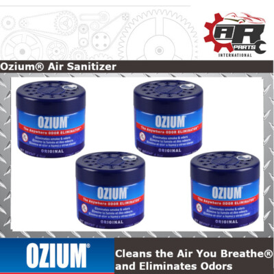 Ozium Original - Beseitigt Rauch & Gerüche Erfrischt Luft Auto Heimbüro 128ml x4