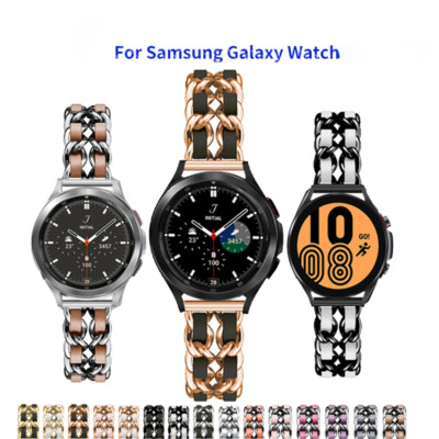 Chain Link Strap For Samsung Galaxy Watch 5 45mm 4 Classic 42 46mm Band Bracelet