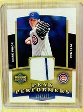 2004 Upper Deck #PP-MP Mark Prior Peak Performers Jerseys Gold #/165 CUBS