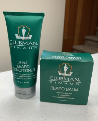 Clubman Pinaud Beard Balm And 2-in-1 Beard Conditioner Lot