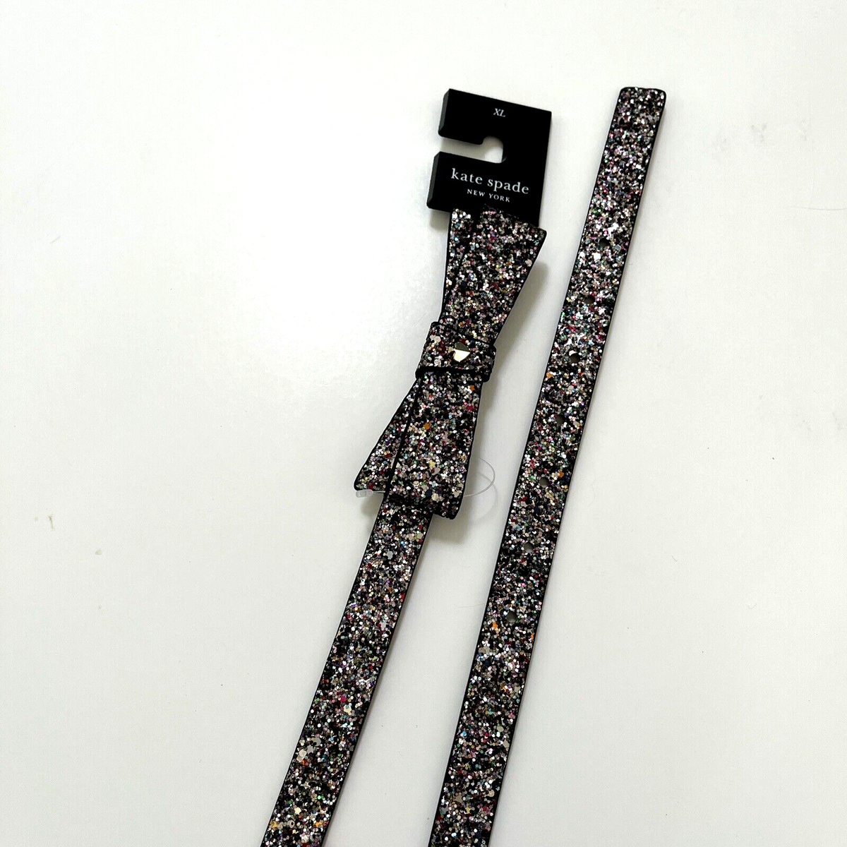 ♤kate spade new york kids スーツ ♤ NWT Original KATE SPADE Glitter Bow Leather Belt XL