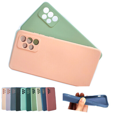 For Samsung A13 5G A33 A53 A73 Shockproof Slim TPU Silicone Rubber Phone Case