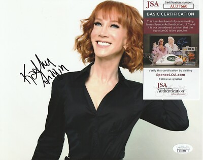 KATHY GRIFFIN SIGNED COMEDIAN LIFE ON THE D-LIST 8x10 PHOTO - JSA COA