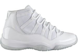 white and silver retro 11